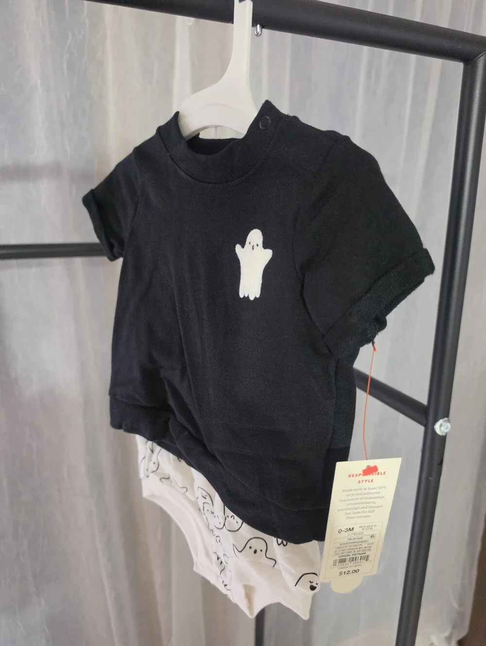 NWT Baby Cat & Jack 2 Piece Halloween Outfit